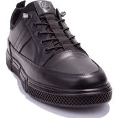 Hammer Jack 10223650 Siyah Ortopedik Deri Erkek Günlük Ayakkabı