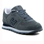 Hammer Jack Ferum Gri Hakiki Deri Erkek Kadın Spor Ayakkabı