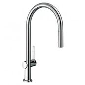 Hansgrohe HG72800000 210 Çekilebilir El Duşu 2 Jet Krom Talis M54 Tek Kollu Eviye Bataryası