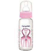 Hanymish 403 Pembe 125 ml Kulplu Cam Biberon