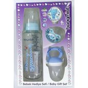 Hanymish Bebek Hediye Seti 4'lü Mavi - 240 ml