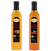 Hanzade Bitkisel 500 ml Alıç Sirkesi + 500 ml Elma Sirkesi