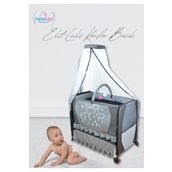 Happy Baby Elit Lüks Konfor Beşik - Portatif - Sallanabilir - Silinebilir - Anne Yanı Bebek Besik