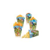 Happyland Sonic Temalı Doğum Günü Süsü Cips Kutusu Sonic Mısır Kutusu Popcorn Box 8'li