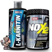 Hardline Nox 2 Yeşil Elma + L-Karnitin Thermo Şeftali 1000 MlKombinasyonu