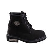 Harley Davidson Gibson Siyah Nubuk Erkek Bot