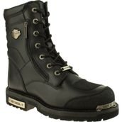 Harley Davidson RIDDICK Siyah Deri Erkek Bot