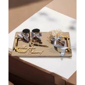 Harmony Gold Söz Nişan Tepsisi GRİ