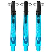 Harrows Darts Technology Carbon 360 şaft, Thor-Sports Rotating Carbon top (kısa, deniz mavisi)