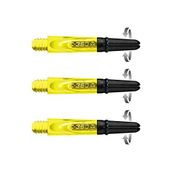 Harrows Darts Technology Carbon 360 Şaft, Thor-Sports Rotating Carbon Top (orta, sarı)