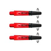 Harrows Darts Technology Carbon 360 şaft, Thor-Sports Rotating Carbon Top (Short, Red)