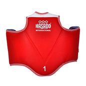 HAŞADO Safeguard Taekwondo Vücut Göğüs Koruyucu Yelek (KIRMIZI-MAVİ, 2 (13-14 Yaş))