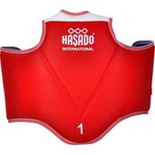 Haşado Safeguard Taekwondo Vücut Göğüs Koruyucu Yelek - Kırmızı