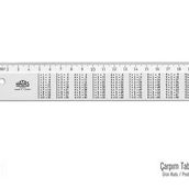 Hataş 00176 20 CM Çarpım Tablolu Cetvel