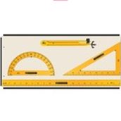 Hataş 01545 Tablalı 4'lü Sınıf Cetvel Takımı