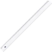 Hatas 0170 Geniş Plastik Cetvel 50 cm Şeffaf