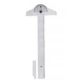 Hatas 1170 65 cm İnce Bizole Şeffaf T Cetvel