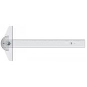 Hatas 1190 85 cm İnce Bizole Şeffaf T Cetvel