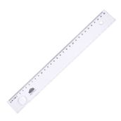 Hataş 25 Adet 30 cm 0161 Standart Plastik Mercekli Geniş Cetvel