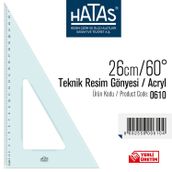 Hataş 26/60° Teknik Resim Gönye