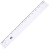Hataş Neon Şeffaf 30 cm Geniş Plastik Cetvel