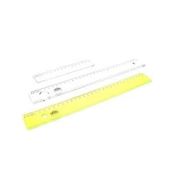 Hataş Neon Şeffaf Ekonomik 30 cm Öğrenci Cetveli