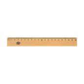 Hatas Takviyesiz 20 cm Tahta Cetvel