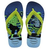 Havaianas Erkek Çocuk Top Eğlenceli Parmak Arası Terlik, Lavanta Mavisi Limon Yeşili, 12/13 UK Child