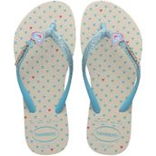 Havaianas Kıds Slım Glıtter Iı Simli Kız Çocuk Parmak Arası Terlik 4146976, Bej, 27-28