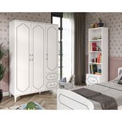 Hayal Modern Genç Odası Takımı Beyaz - 4 Parçalı ve Tamamı Mdf