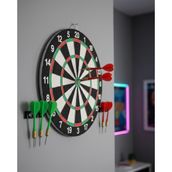 Hayat Store Şık Tasarımlı Dart Tahtası 12 Inç Dayanıklı Ahşap Gövde - Lisinya