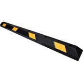 Hayat Trafik Kauçuk Araç Stoperi 183x15x10 cm Sarı Siyah Renkli Dayanıklı Otopark Stoperi - Sarı - Siyah