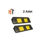 Hayat Trafik - Oto Park Araç Stoperi PPC 50x16x10 cm- 2'li Set