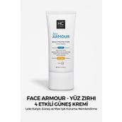 Hc Care Face Armour SPF50 4 Etkili Günlük Koruyucu 50 ml Güneş Kremi