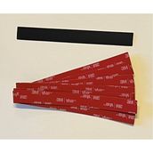 Hdg Vhb Çift Taraflı Bant Çift Kaplamalı Köpük Bant Siyah - 50 adet - 1,5 cm genişlik - 14 cm uzunluk