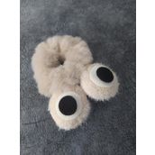 Hdmarketim 11235 1 Adet Peluş Kurbağa Göz Lastikli Toka Saç Aksesuarı