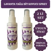 Healthsev 2 Adet Lavanta Yağlı Bit Kovucu Saç Bakım Spreyi 100 ml - Beyaz