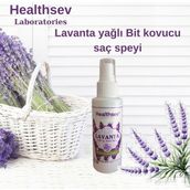 Healthsev Lavanta Yağlı Bit Kovucu Saç Bakım Spreyi 100 ml - Beyaz