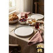 Heda Porselen 2'li Venüs 24 Cm Porselen Servis Tabağı Beyaz