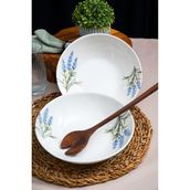 Heda Porselen Lavanta 2 Parça 23 Cm Porselen Salata Tabağı