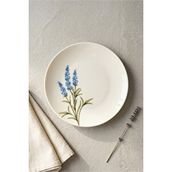 Heda Porselen Lavanta 6 Parça Porselen Pasta Tabağı Çok Renkli