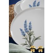 Heda Porselen Lavanta 6 Parça Porselen Pasta Tabağı