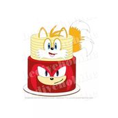 hediyehobihersey Yeni Sonic Yenilebilir Gıda Baskısı, Yenilebilir Pasta Süsü, Kurabiye Şekerli Kağıt