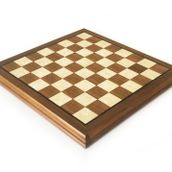Helena Wood Art Masif Ceviz Sedefli Satranç Tablası 40x40cm