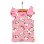 HelloBaby Basic Kız Bebek Açık Pembe Atlet T-shirt