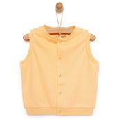 HelloBaby Basic Kız Bebek Açık Pembe Ribanalı Yelek