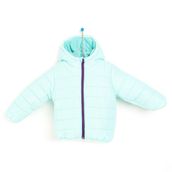 HelloBaby Basic Kulaklı Kapüşonlu Turkuaz Mont