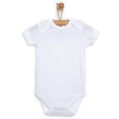 HelloBaby Beyaz Kısa Kol Body