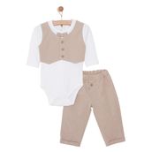 HelloBaby Erkek Bebek Bej Mevlut Kıyafeti