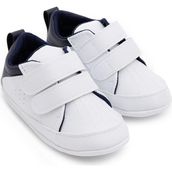 HelloBaby Erkek Bebek İlk Adım Ayakkabı Bisiklet Yaka Strappy Duble - Beyaz